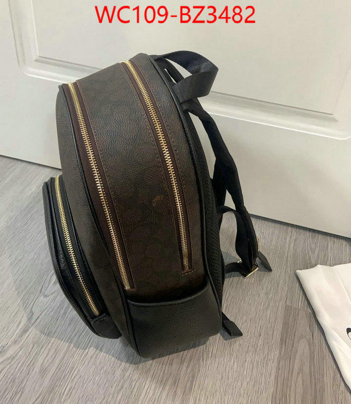 Coach Bags(4A)-Backpack- aaaaa replica ID: BZ3482 $: 109USD,