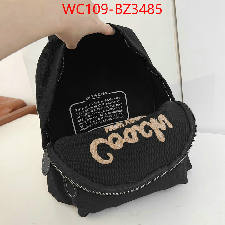 Coach Bags(4A)-Backpack- buy first copy replica ID: BZ3485 $: 109USD,
