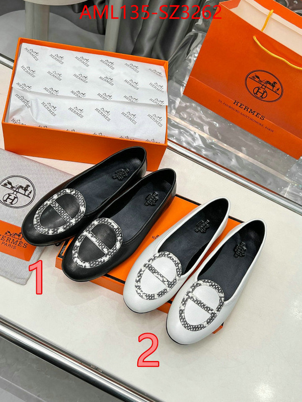 Women Shoes-Hermes aaaaa class replica ID: SZ3262 $: 135USD