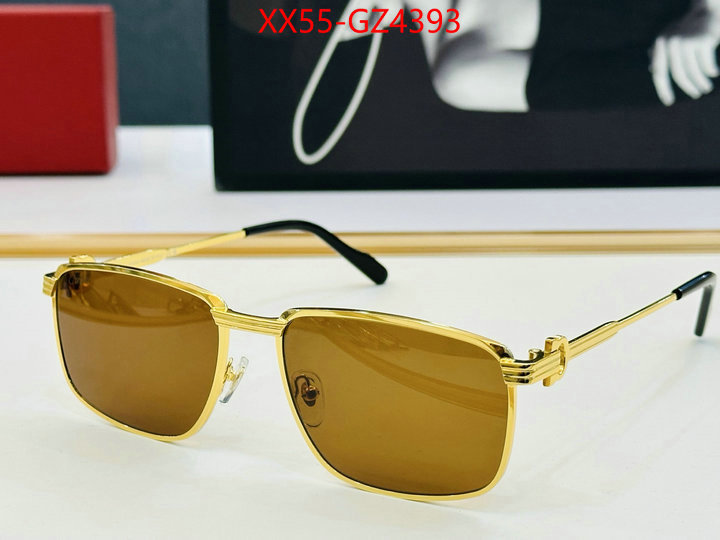 Glasses-Cartier luxury fake ID: GZ4393 $: 55USD