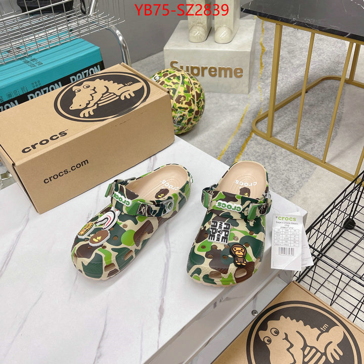 Men Shoes-Crocs replica aaaaa designer ID: SZ2839 $: 75USD