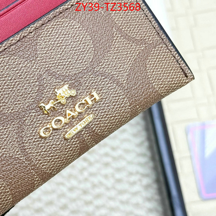 Coach Bags(4A)-Wallet high quality replica ID: TZ3568 $: 39USD,