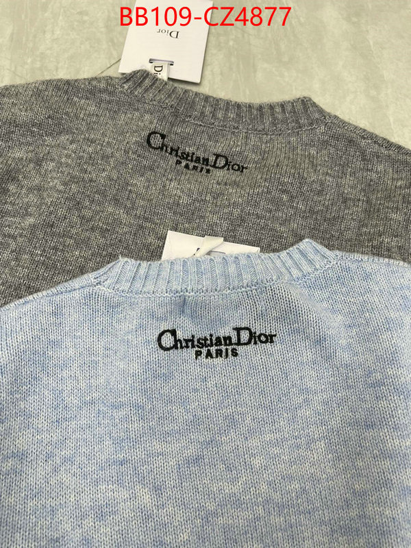 Clothing-Dior replica designer ID: CZ4877 $: 109USD