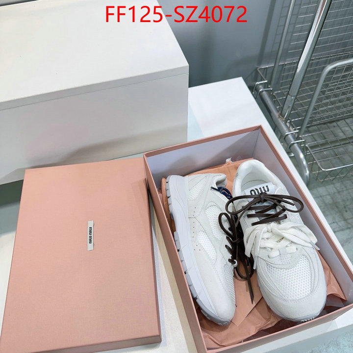 Women Shoes-Miu Miu best quality replica ID: SZ4072 $: 125USD