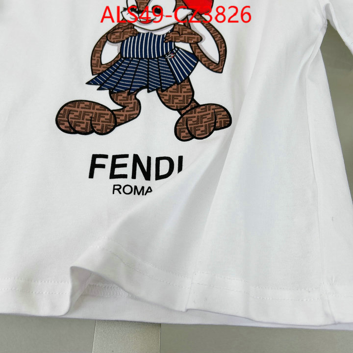 Kids clothing-Fendi 2024 aaaaa replica 1st copy ID: CZ3826 $: 49USD