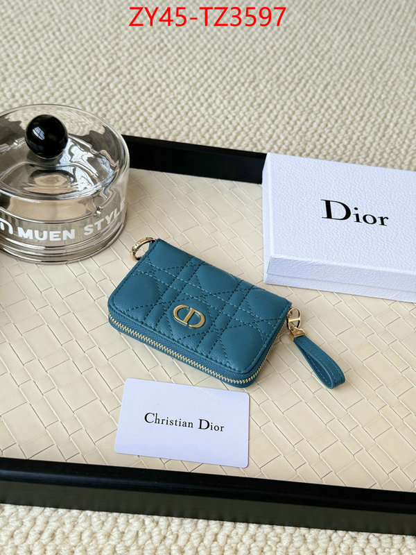 Dior Bags(4A)-Wallet- new designer replica ID: TZ3597 $: 45USD,