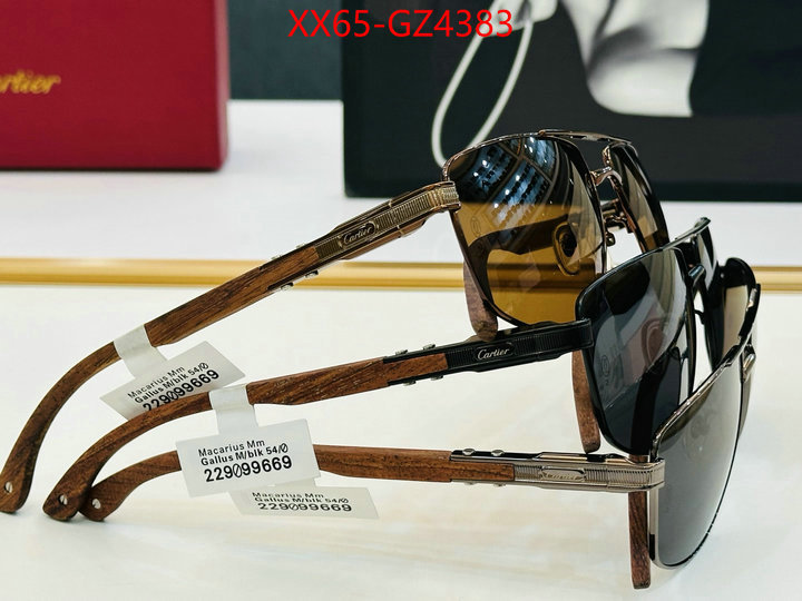 Glasses-Cartier 1:1 replica wholesale ID: GZ4383 $: 65USD