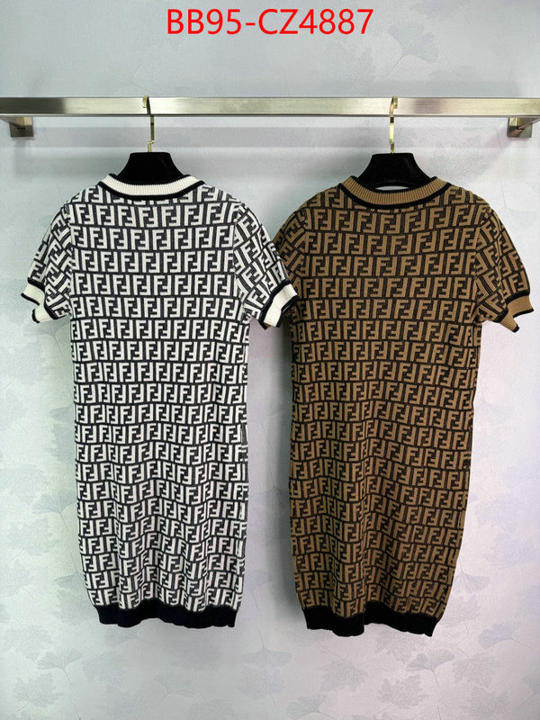 Clothing-Fendi sellers online ID: CZ4887 $: 95USD