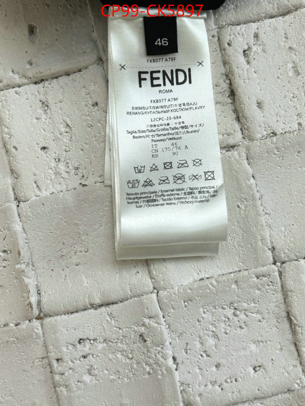 Clothing-Fendi high quality online ID: CK5897 $: 99USD