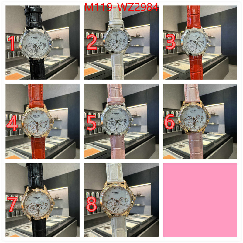Watch(4A)-Chanel how quality ID: WZ2984 $: 119USD