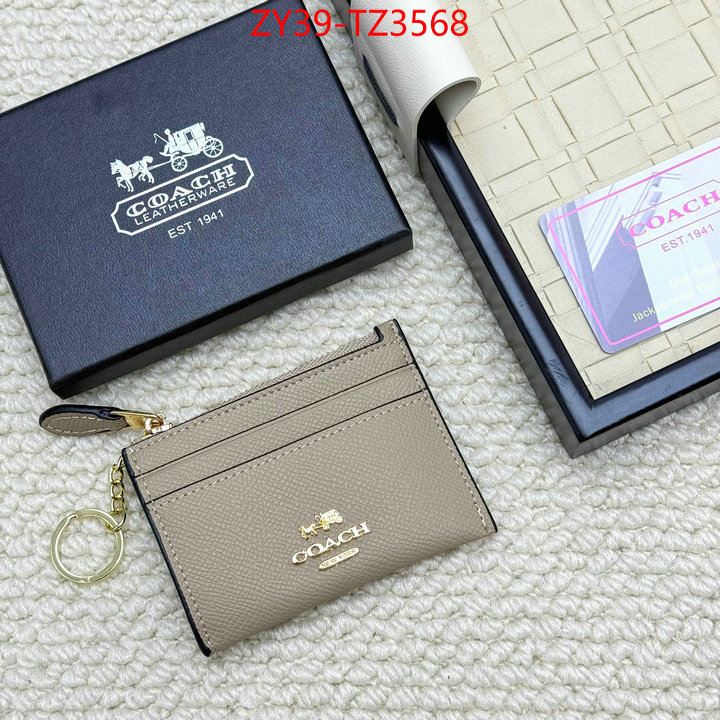 Coach Bags(4A)-Wallet high quality replica ID: TZ3568 $: 39USD,
