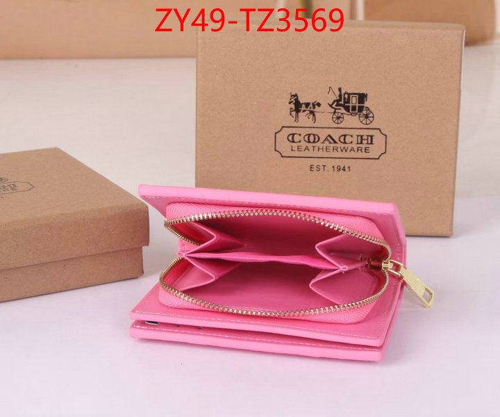 Coach Bags(4A)-Wallet what ID: TZ3569 $: 49USD,