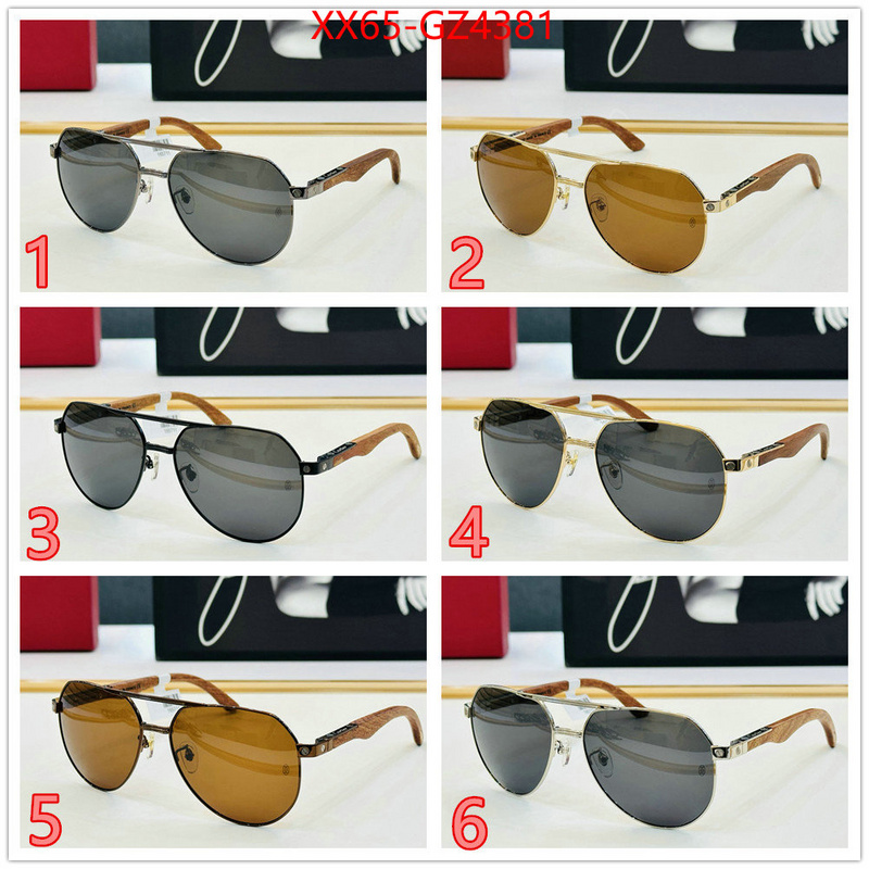 Glasses-Cartier outlet 1:1 replica ID: GZ4381 $: 65USD
