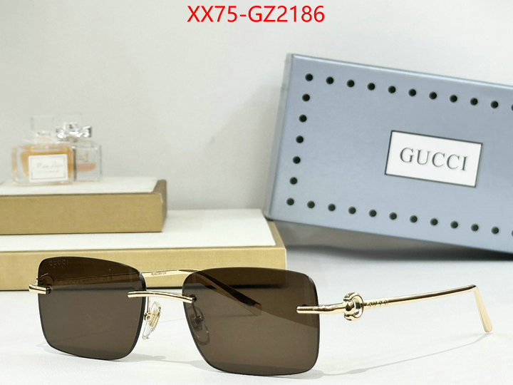Glasses-Gucci 2024 aaaaa replica 1st copy ID: GZ2186 $: 75USD
