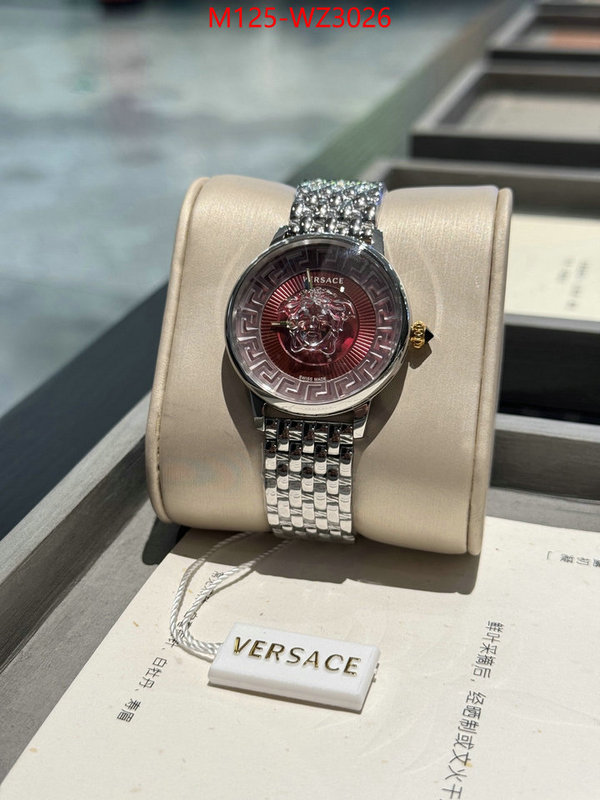 Watch(4A)-Versace knockoff highest quality ID: WZ3026 $: 125USD
