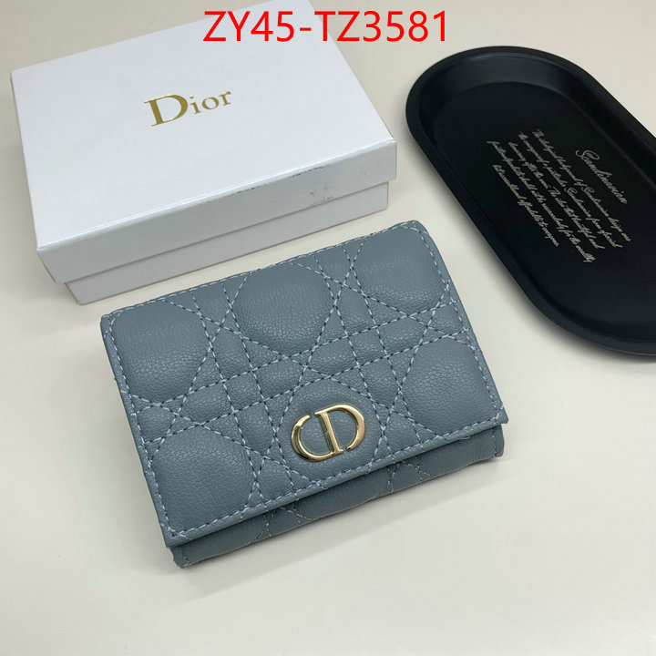 Dior Bags(4A)-Wallet- high quality aaaaa replica ID: TZ3581 $: 45USD,