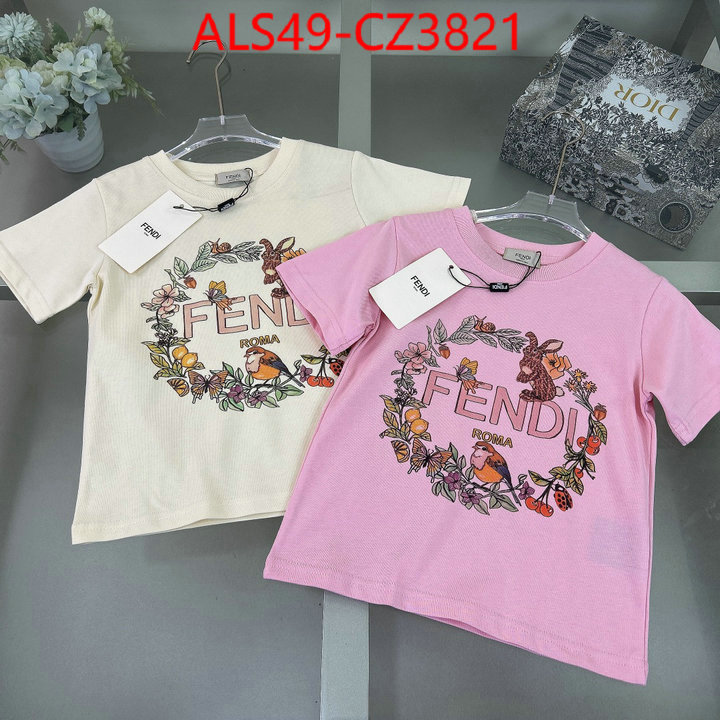 Kids clothing-Fendi for sale online ID: CZ3821 $: 49USD