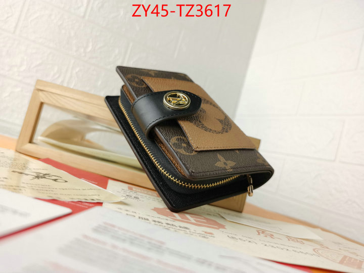 LV Bags(4A)-Wallet designer ID: TZ3617 $: 45USD,