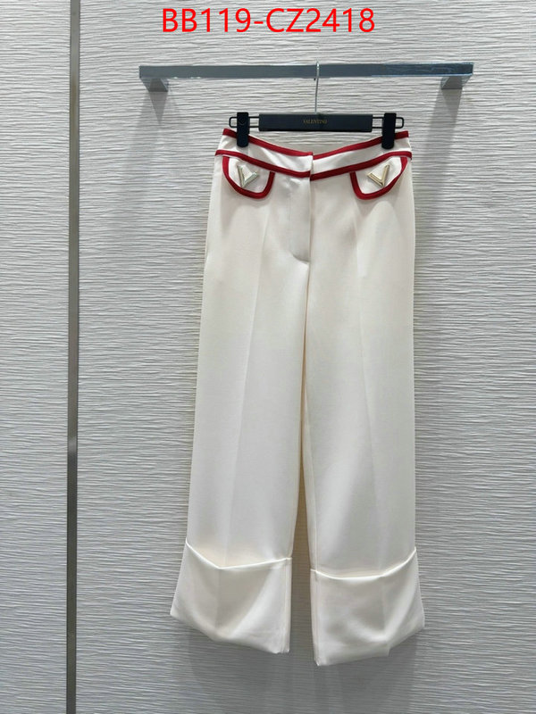 Clothing-Valentino what is a counter quality ID: CZ2417 $: 119USD