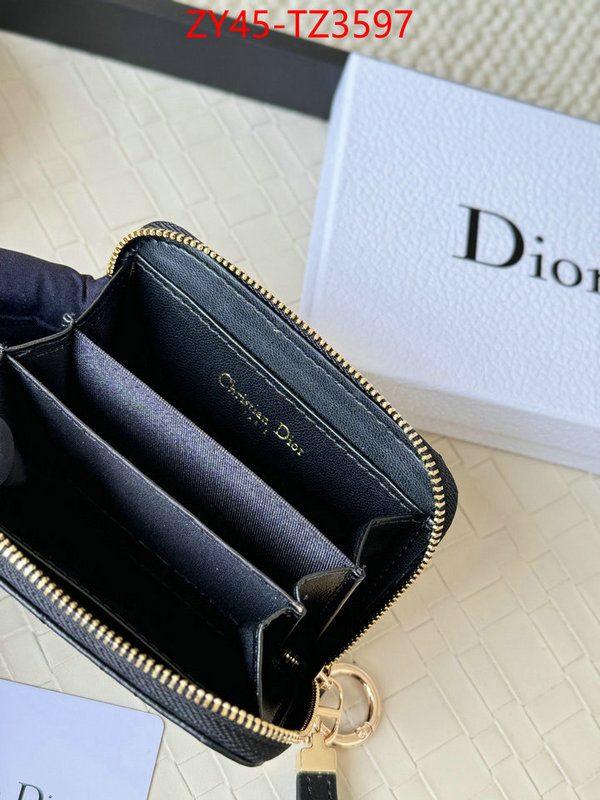 Dior Bags(4A)-Wallet- new designer replica ID: TZ3597 $: 45USD,