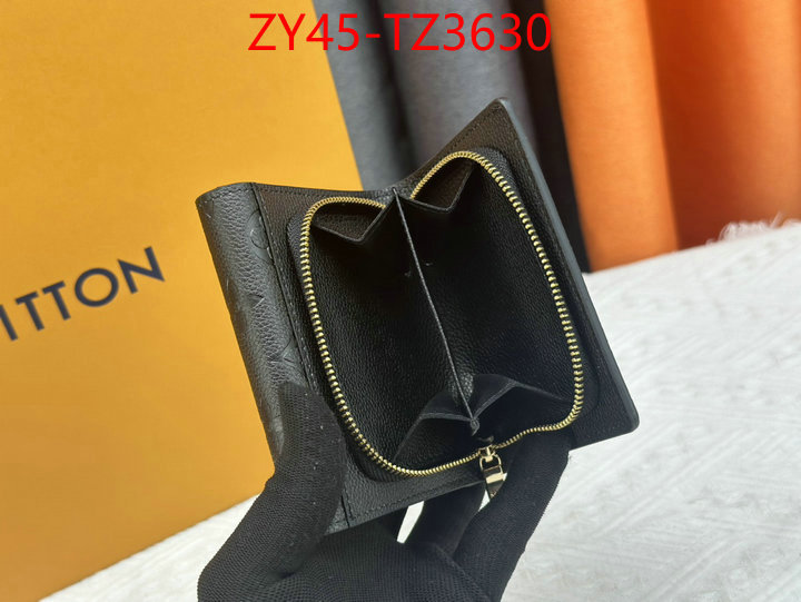 LV Bags(4A)-Wallet where to buy replicas ID: TZ3630 $: 45USD,