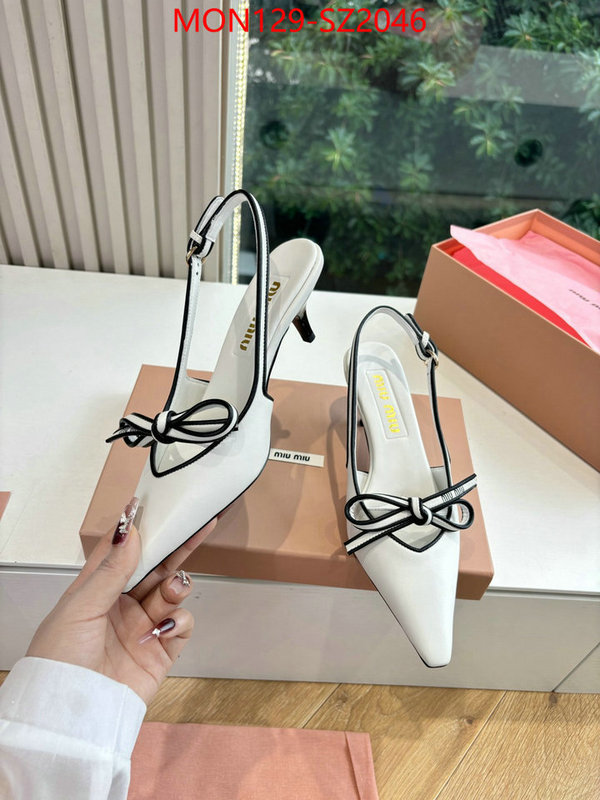 Women Shoes-Miu Miu 1:1 replica ID: SZ2046 $: 129USD