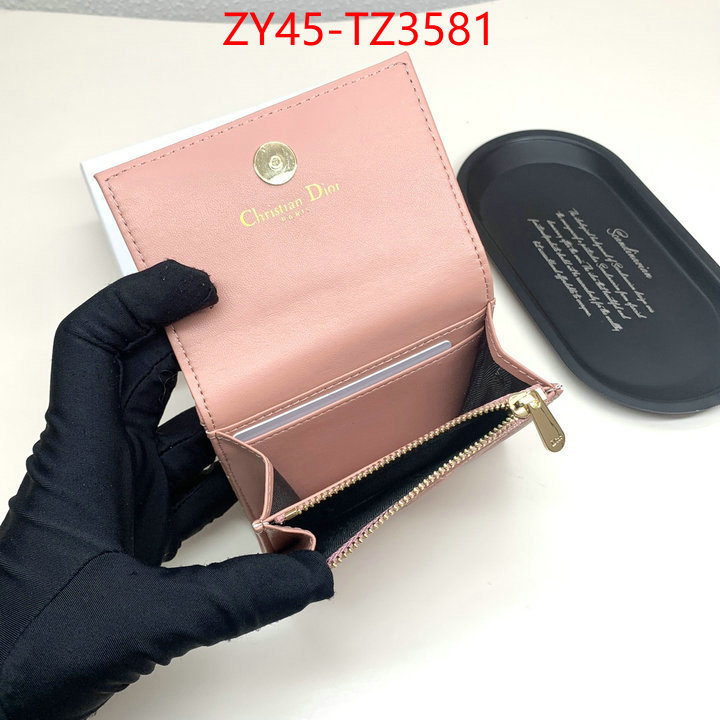 Dior Bags(4A)-Wallet- high quality aaaaa replica ID: TZ3581 $: 45USD,