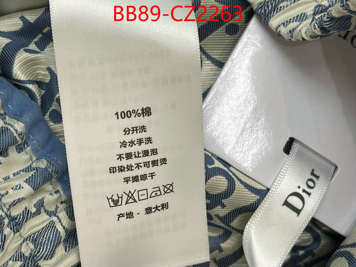 Clothing-Dior what's best ID: CZ2263 $: 89USD