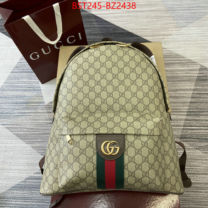 Gucci Bags(TOP)-Backpack- what's the best to buy replica ID: BZ2438 $: 245USD,