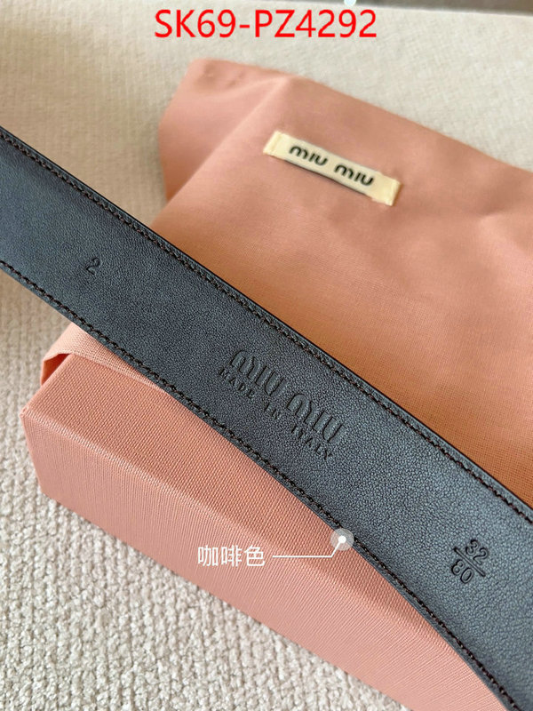 Belts-MIU MIU buy aaaaa cheap ID: PZ4292 $: 69USD