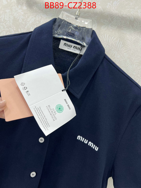 Clothing-MIU MIU shop designer ID: CZ2388 $: 89USD