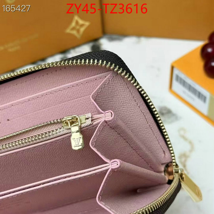 LV Bags(4A)-Wallet fake aaaaa ID: TZ3616 $: 45USD,