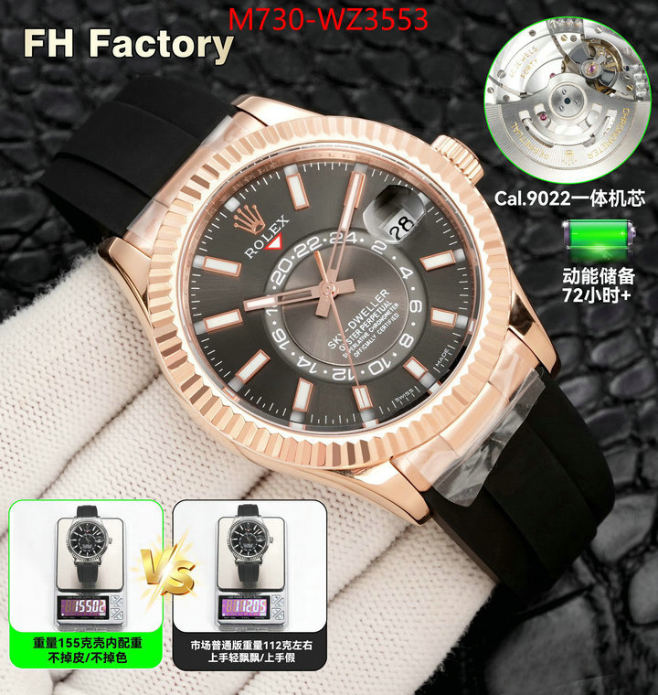 Watch(TOP)-Rolex 7 star quality designer replica ID: WZ3553 $: 730USD