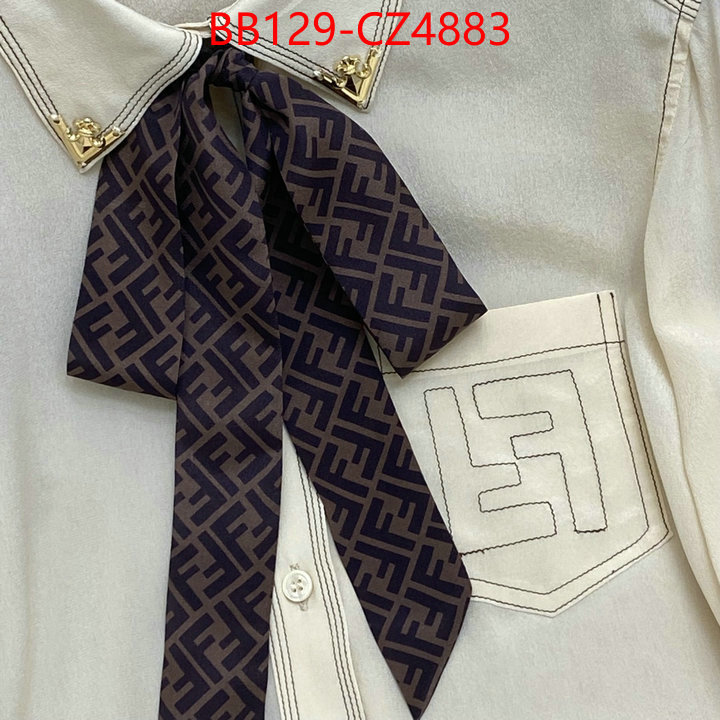 Clothing-Fendi top quality website ID: CZ4883 $: 129USD