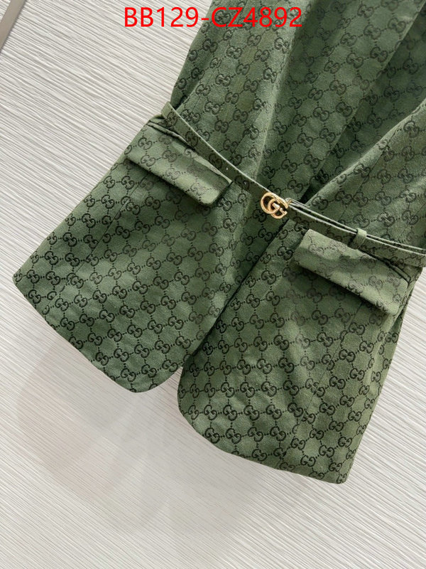 Clothing-Gucci top 1:1 replica ID: CZ4892 $: 129USD