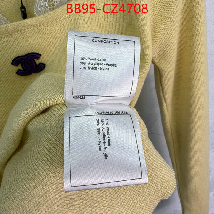 Clothing-Chanel where to buy replicas ID: CZ4708 $: 95USD