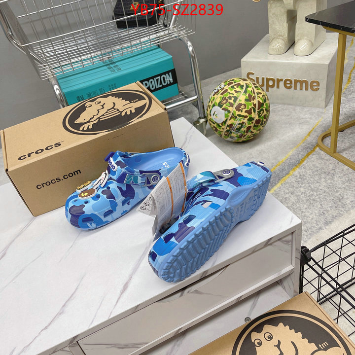 Men Shoes-Crocs replica aaaaa designer ID: SZ2839 $: 75USD