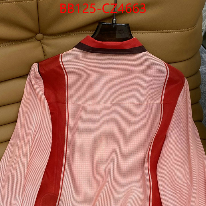 Clothing-Burberry customize best quality replica ID: CZ4663 $: 125USD