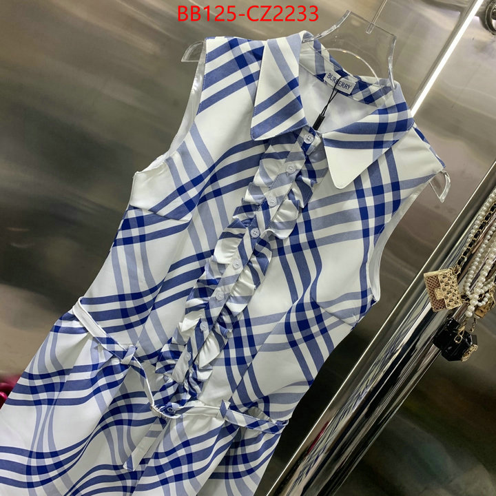 Clothing-Burberry hot sale ID: CZ2233 $: 125USD