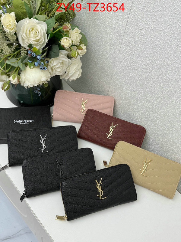 YSL Bags(4A)-Wallet- shop cheap high quality 1:1 replica ID: TZ3654 $: 49USD,