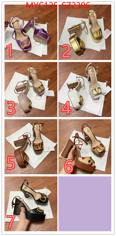 Women Shoes-Valentino best knockoff ID: SZ2306 $: 125USD