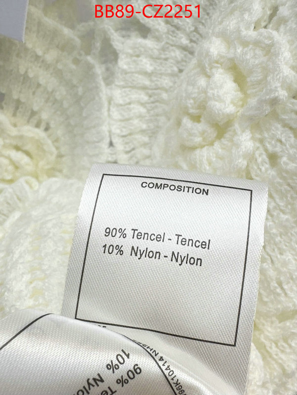 Clothing-Chanel replcia cheap ID: CZ2251 $: 89USD