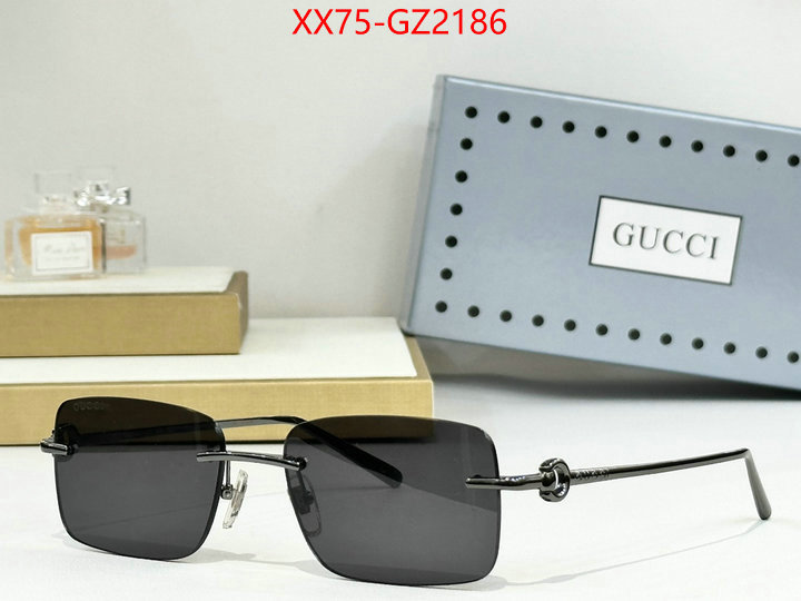 Glasses-Gucci 2024 aaaaa replica 1st copy ID: GZ2186 $: 75USD