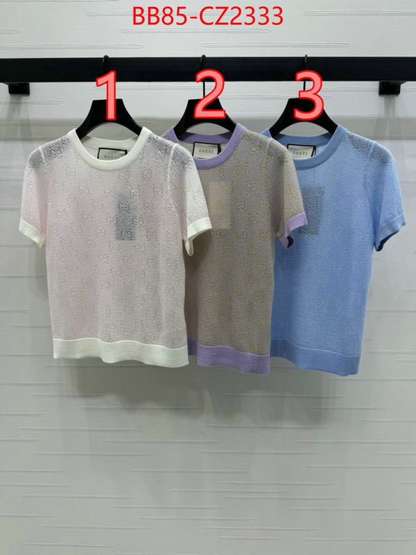 Clothing-Gucci wholesale imitation designer replicas ID: CZ2332 $: 85USD