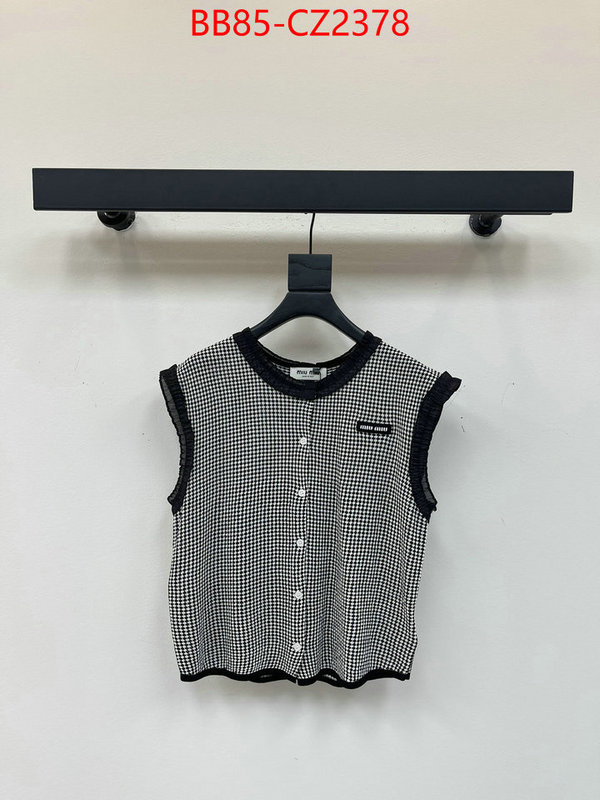 Clothing-MIU MIU replica online ID: CZ2378 $: 85USD