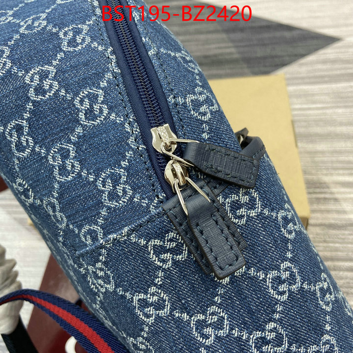 Gucci Bags(TOP)-Backpack- designer fashion replica ID: BZ2420 $: 195USD,