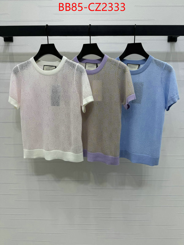 Clothing-Gucci wholesale imitation designer replicas ID: CZ2332 $: 85USD