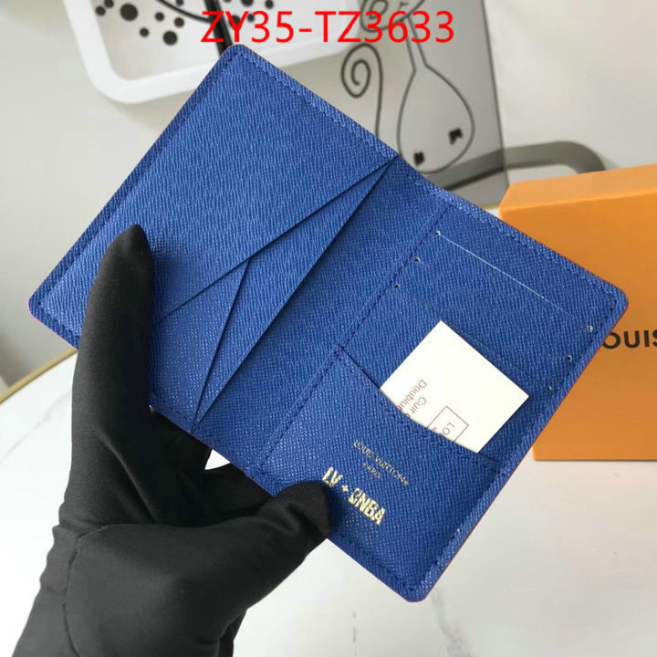LV Bags(4A)-Wallet fake high quality ID: TZ3633 $: 35USD,