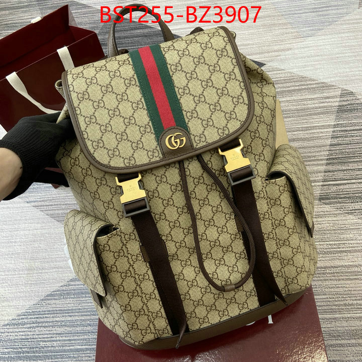 Gucci Bags(TOP)-Backpack- where to buy the best replica ID: BZ3907 $: 255USD,