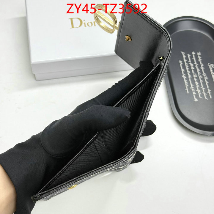 Dior Bags(4A)-Wallet- top quality website ID: TZ3592 $: 45USD,